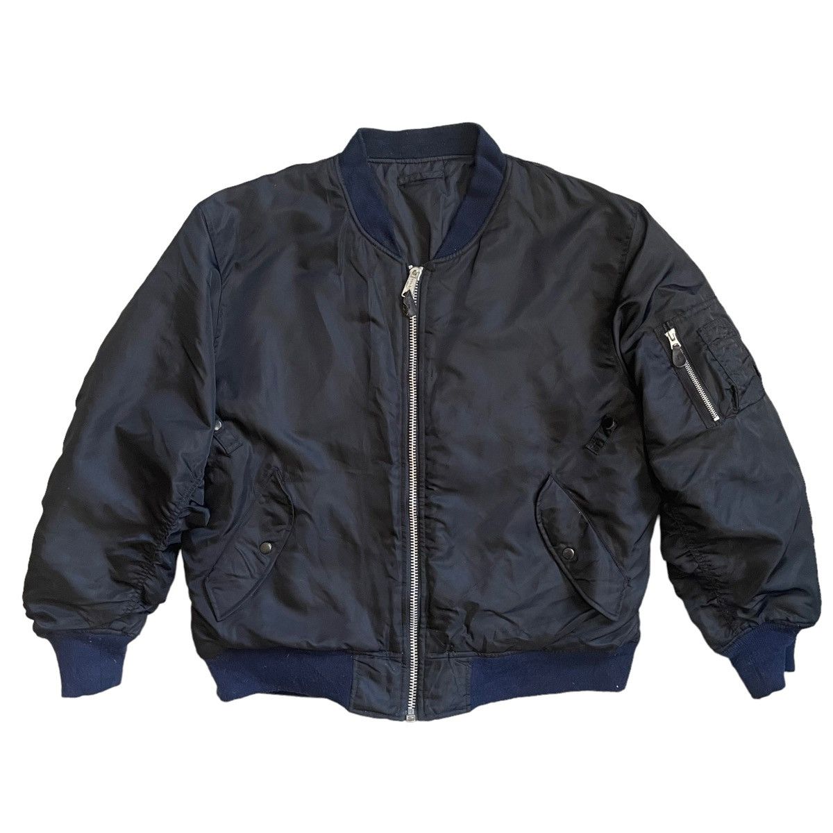 Other 💥 VINTAGE JAPANESE MA-1 MILITARY RIOT BOMBER JACKET Size US XXL / EU 58 / 5 - 1 Thumbnail