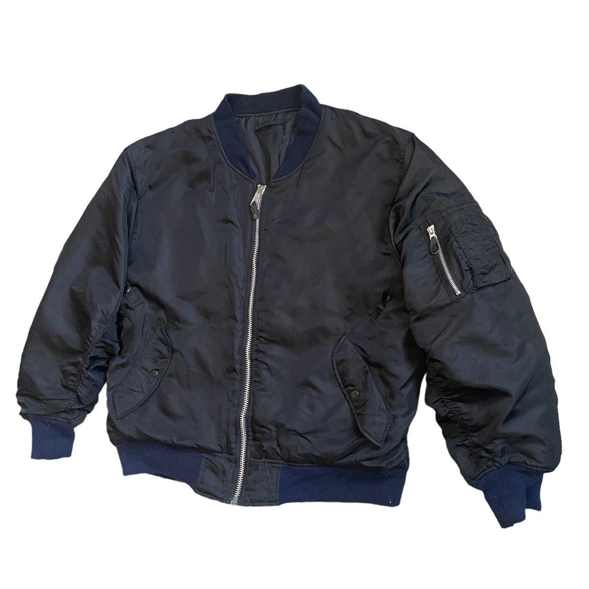 Other 💥 VINTAGE JAPANESE MA-1 MILITARY RIOT BOMBER JACKET Size US XXL / EU 58 / 5 - 4 Thumbnail