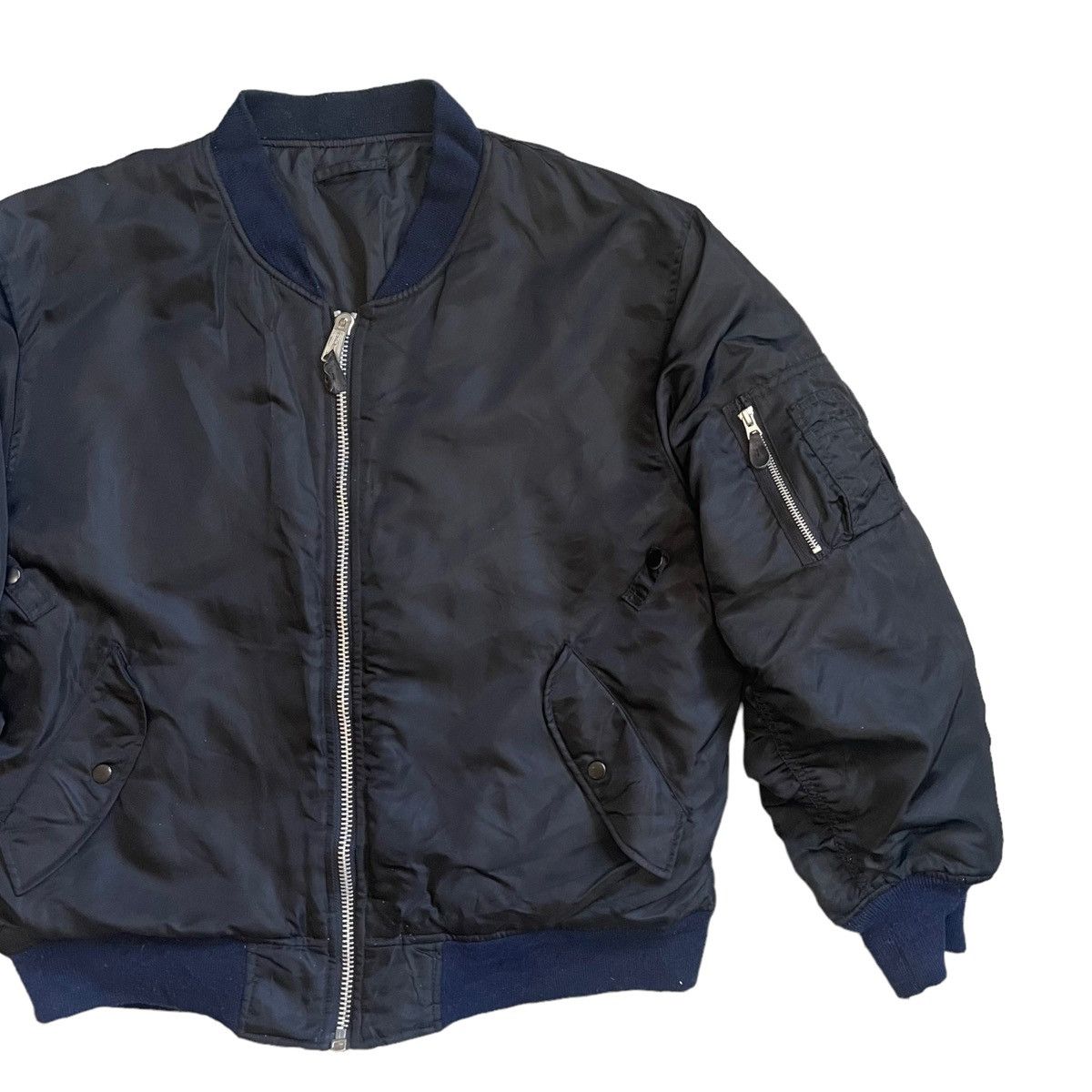 Other 💥 VINTAGE JAPANESE MA-1 MILITARY RIOT BOMBER JACKET Size US XXL / EU 58 / 5 - 2 Thumbnail