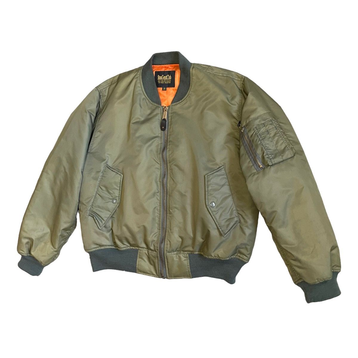 Hysteric Glamour 💥 STOUGENT CLUB MA-1 MILITARY RIOT BOMBER JACKET Size US M / EU 48-50 / 2 - 4 Thumbnail