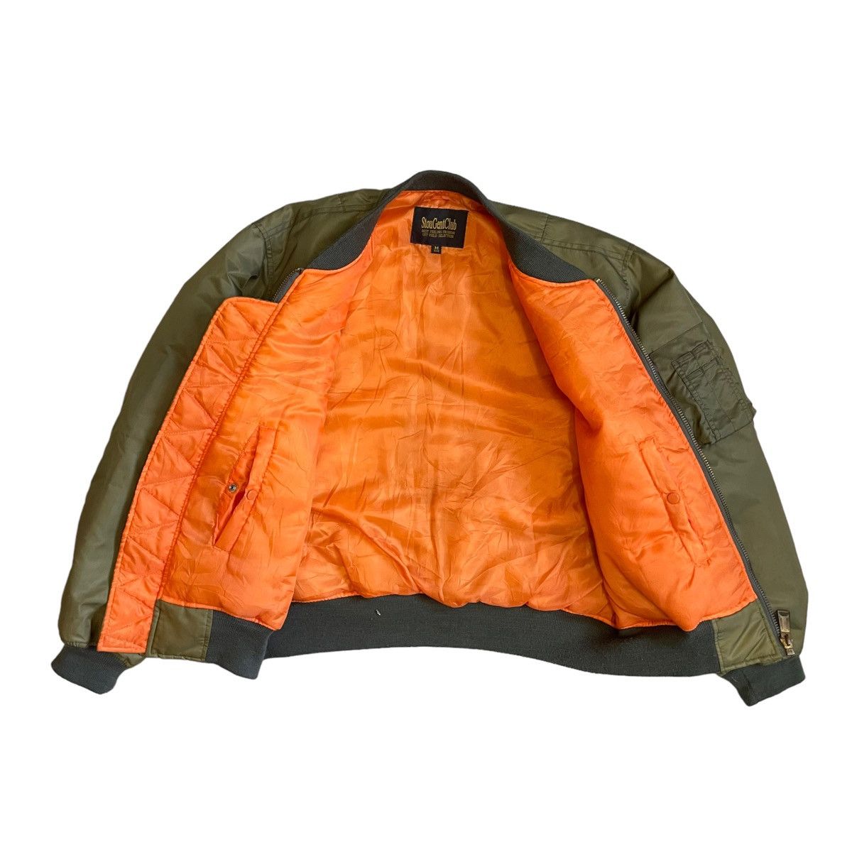 Hysteric Glamour 💥 STOUGENT CLUB MA-1 MILITARY RIOT BOMBER JACKET Size US M / EU 48-50 / 2 - 6 Thumbnail