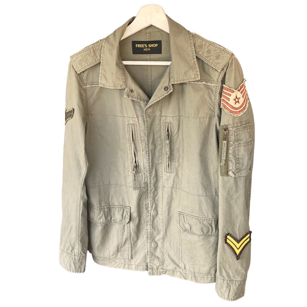 Beauty Beast × Japanese Brand × Le Grande Bleu (L.G.B.) 💥 MILITARY MULTIPOCKET FIELD JACKET Size US M / EU 48-50 / 2 - 3 Thumbnail