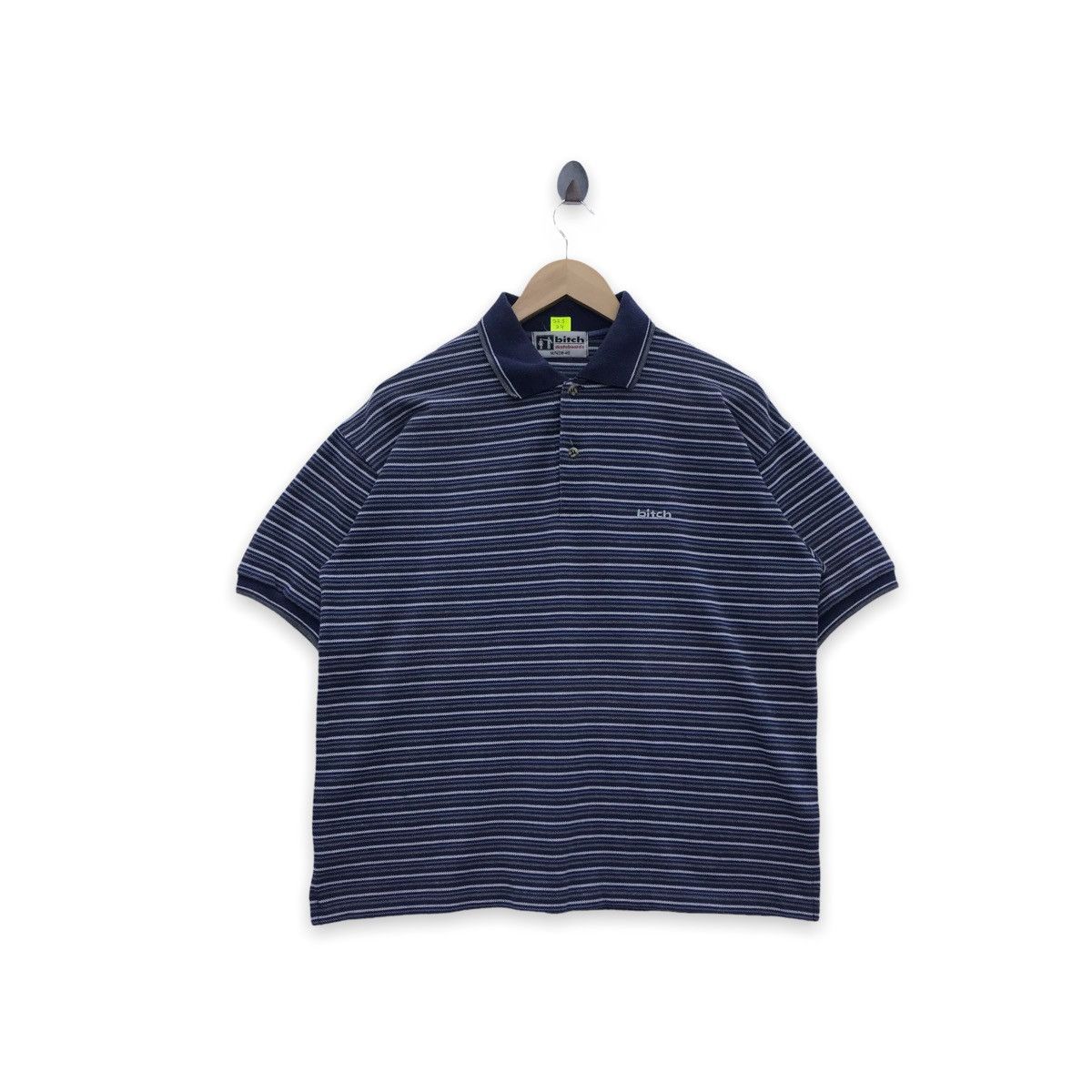 Rare!! Bitch Skateboard Strips Polo T-shirt