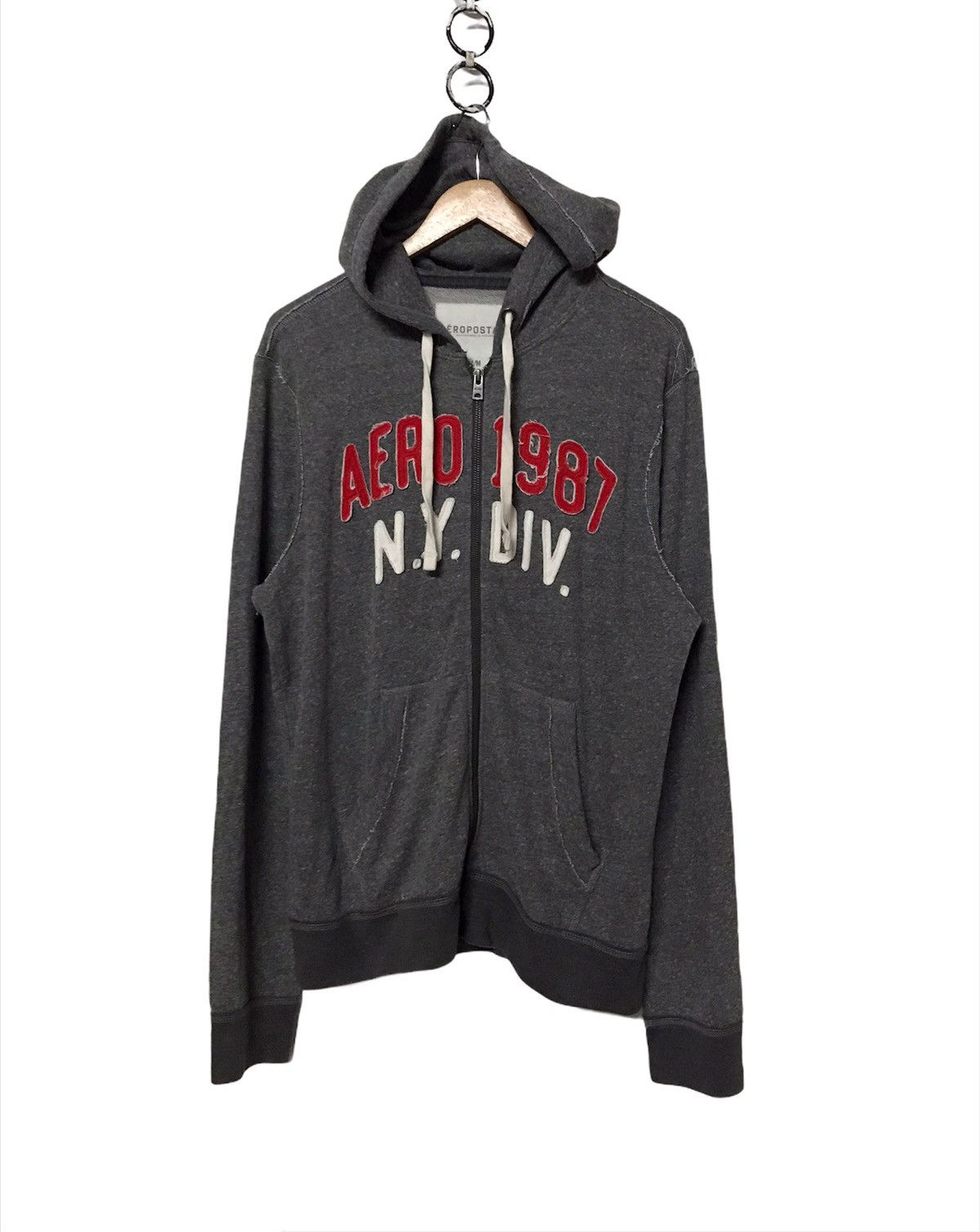 Aeropostale × Vintage 🔥Aeropostale Zipper Sweatshirts With Hoodies Size US M / EU 48-50 / 2 - 1 Thumbnail