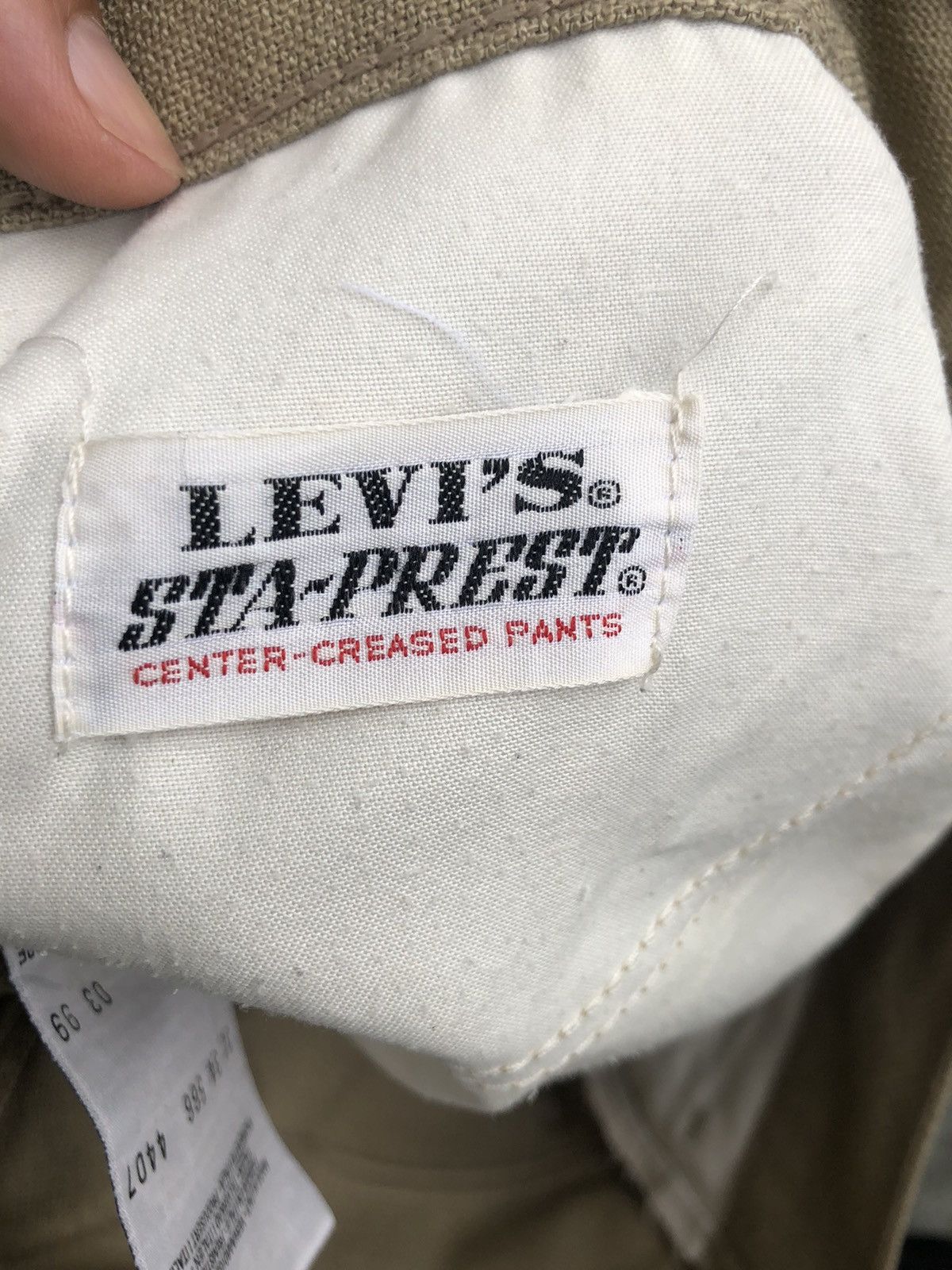 Levi's × Levi's Vintage Clothing Vintage 80s Levi’s STA-PREST pants Size US 31 - 8 Thumbnail