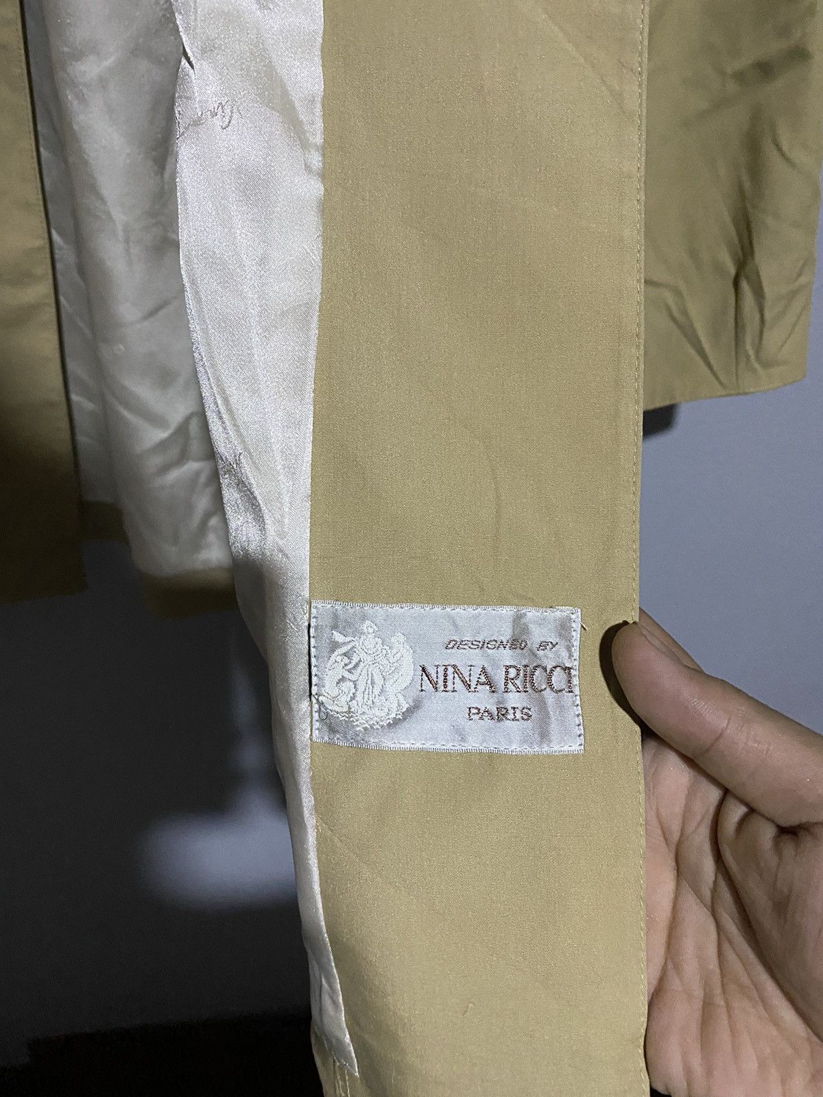 Designer × Nina Ricci × Vintage 🔥SALE🔥VINTAGE NINA RICCI BUTTON LESS JACKET Size M / US 6-8 / IT 42-44 - 7 Thumbnail