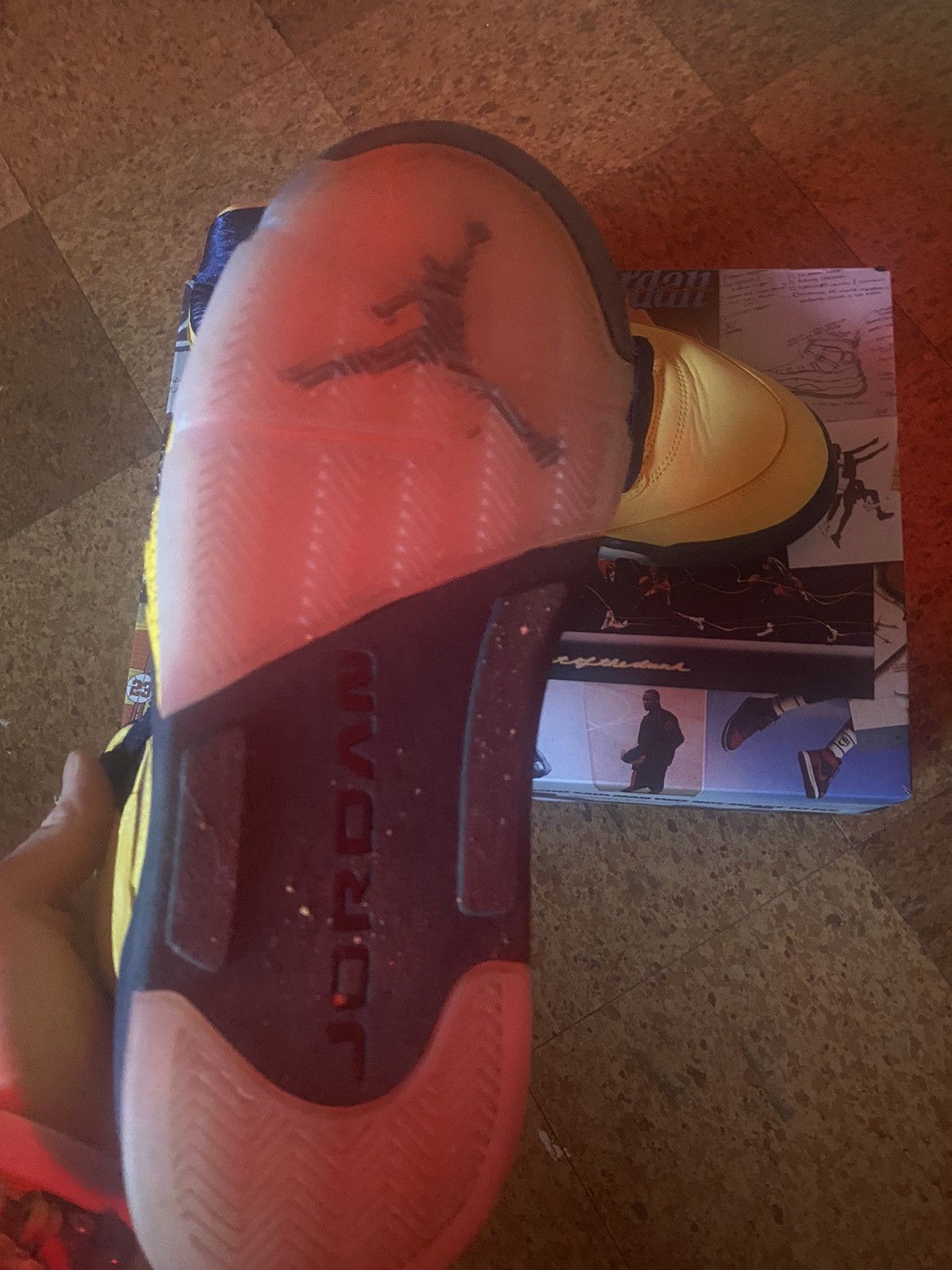 Jordan Brand × Nike Jordan 5 Michigan (2019 Size US 11 / EU 44 - 3 Thumbnail