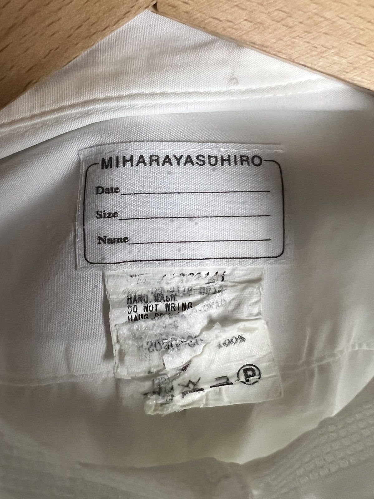 Maison MIHARA YASUHIRO Miharayasuhiro 2 Piece Reconstruct Button Up Shirt Size US L / EU 52-54 / 3 - 13 Thumbnail