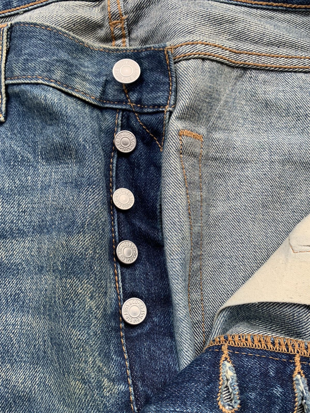 If Six Was Nine × Vintage Vintage Levis 501 Faded Wash Size US 39 - 5 Thumbnail