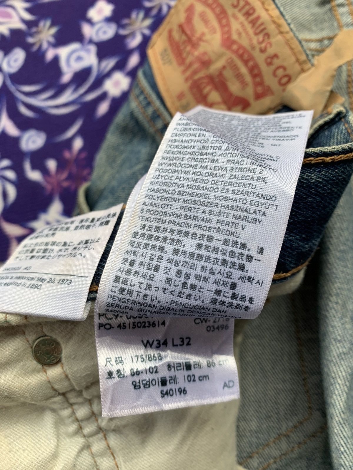 If Six Was Nine × Vintage Vintage Levis 501 Faded Wash Size US 39 - 8 Thumbnail
