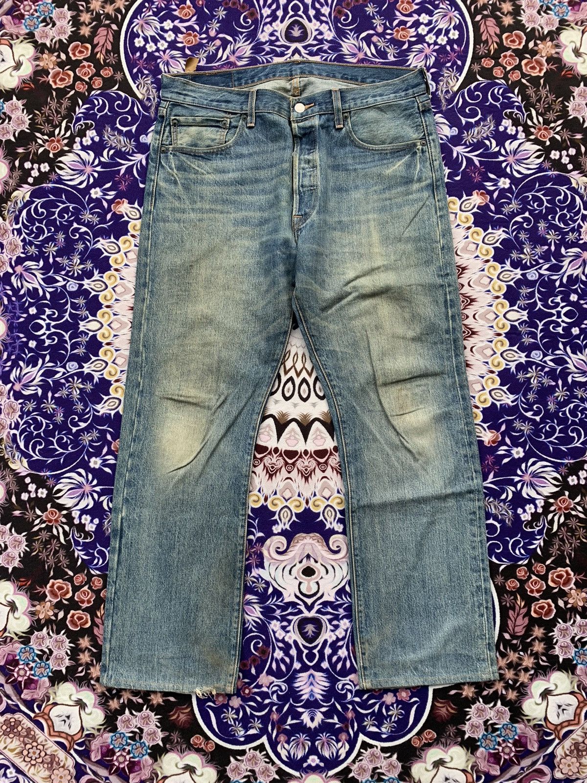If Six Was Nine × Vintage Vintage Levis 501 Faded Wash Size US 39 - 1 Thumbnail