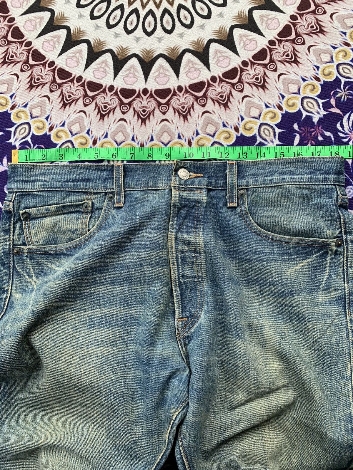 If Six Was Nine × Vintage Vintage Levis 501 Faded Wash Size US 39 - 17 Thumbnail