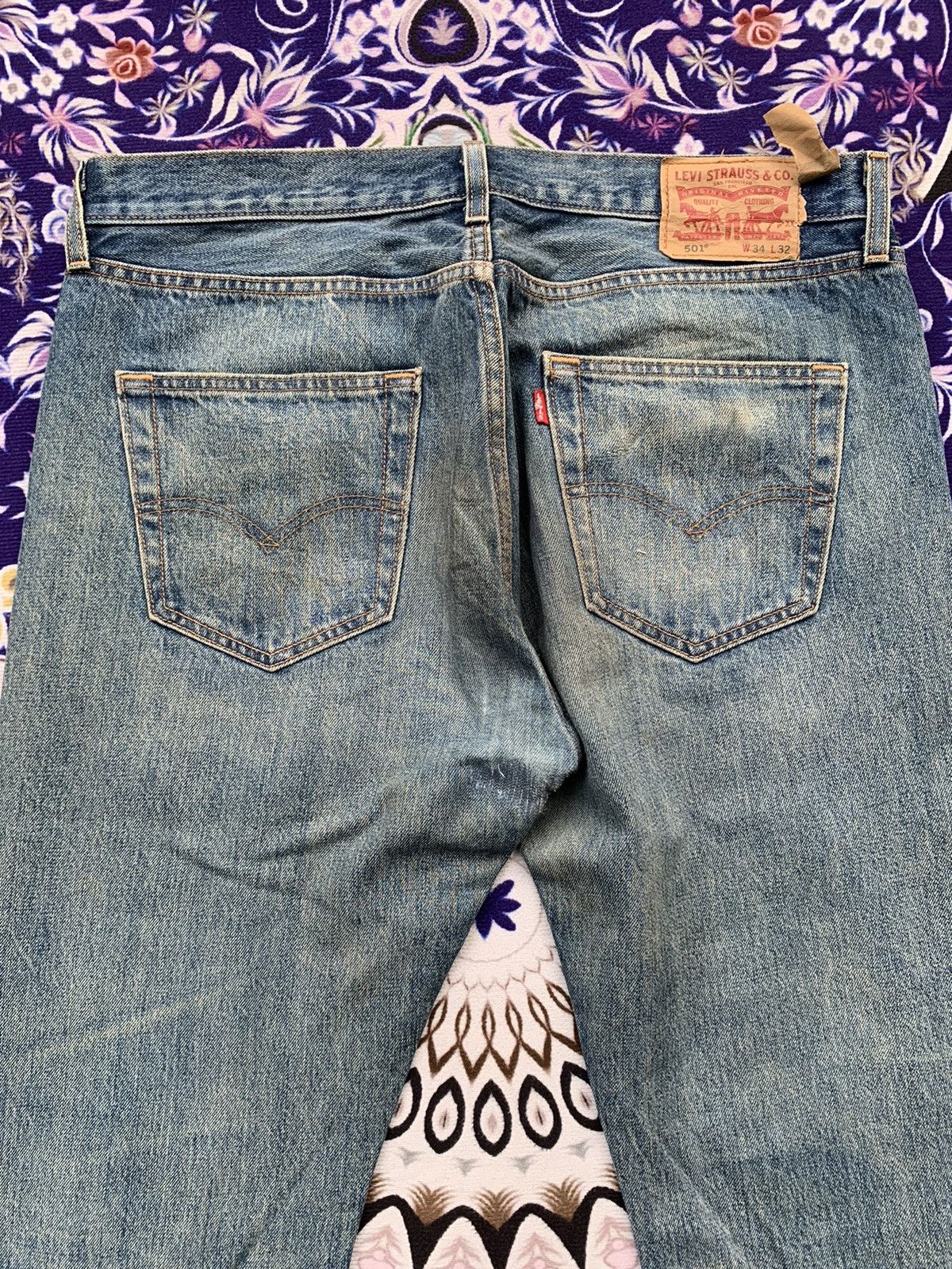 If Six Was Nine × Vintage Vintage Levis 501 Faded Wash Size US 39 - 12 Thumbnail
