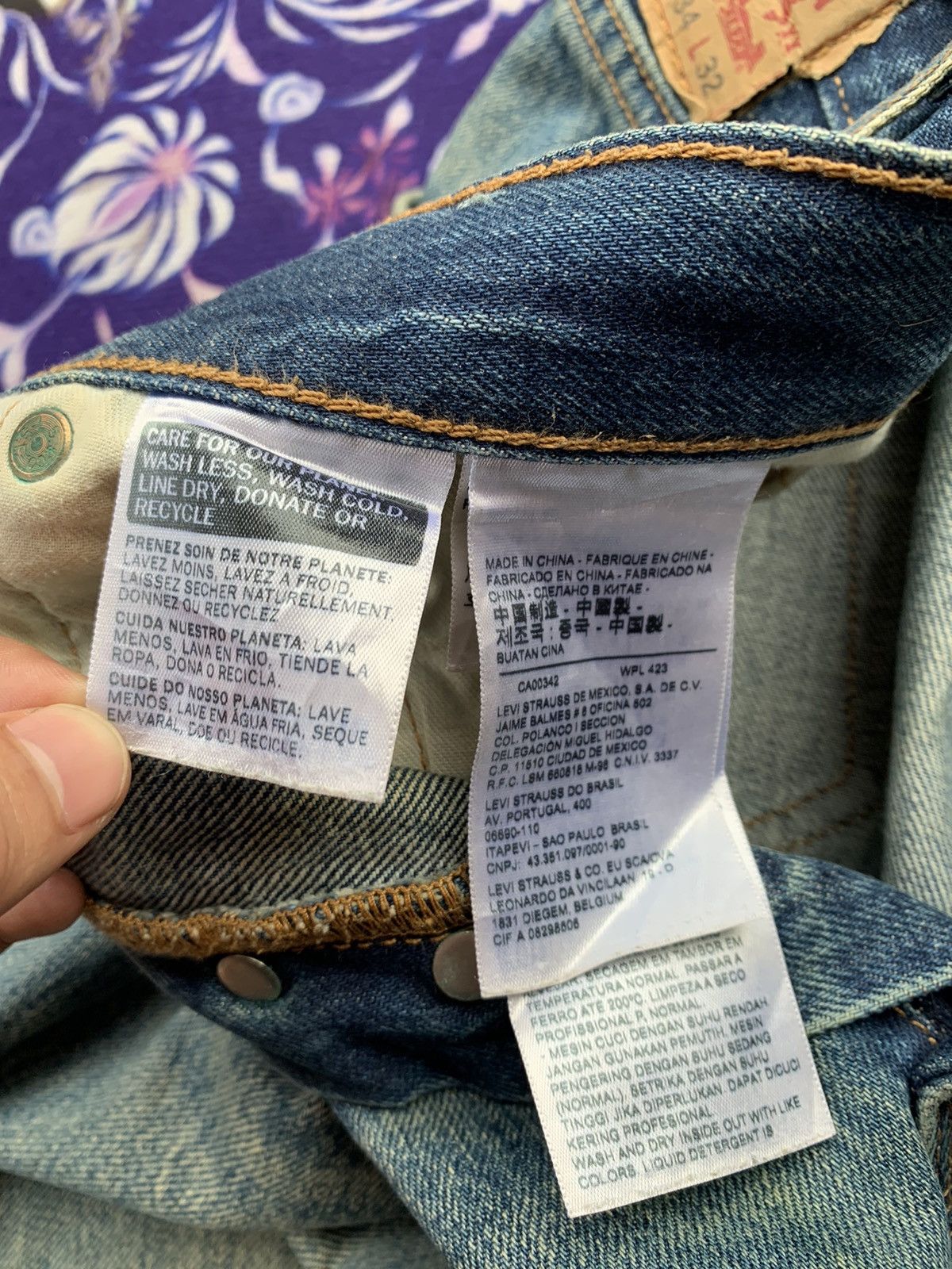 If Six Was Nine × Vintage Vintage Levis 501 Faded Wash Size US 39 - 6 Thumbnail