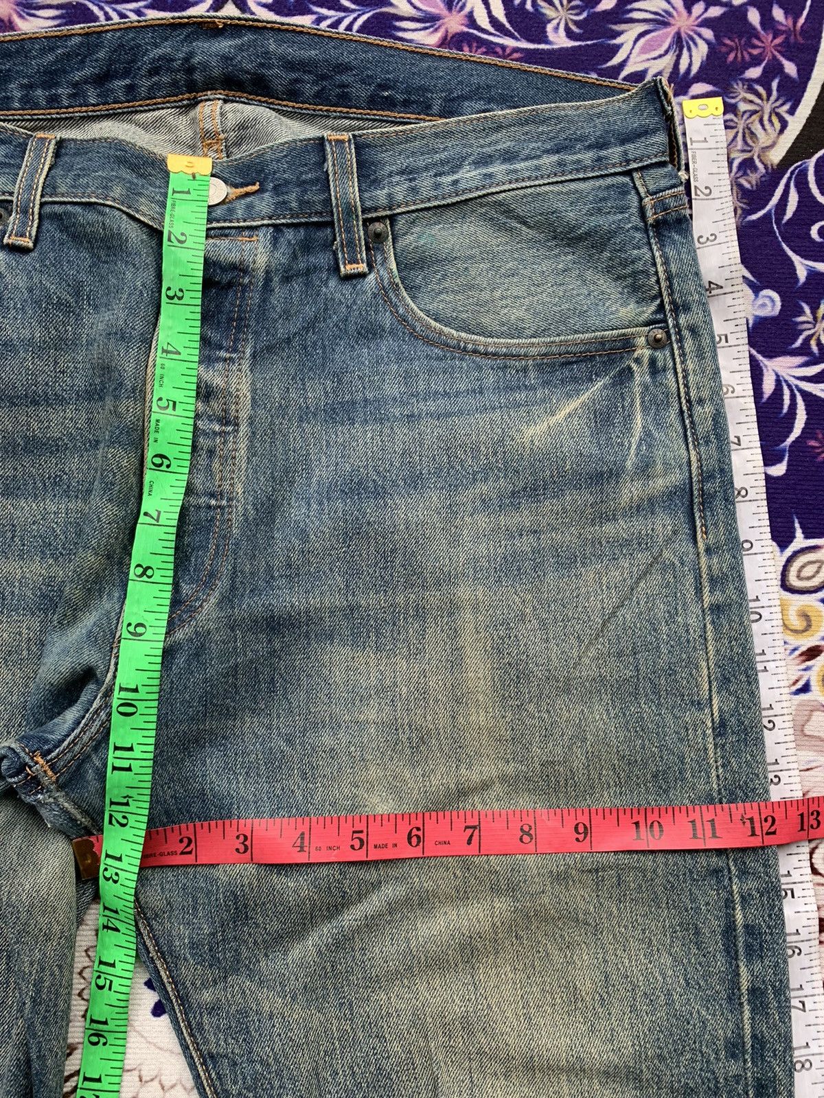 If Six Was Nine × Vintage Vintage Levis 501 Faded Wash Size US 39 - 16 Thumbnail