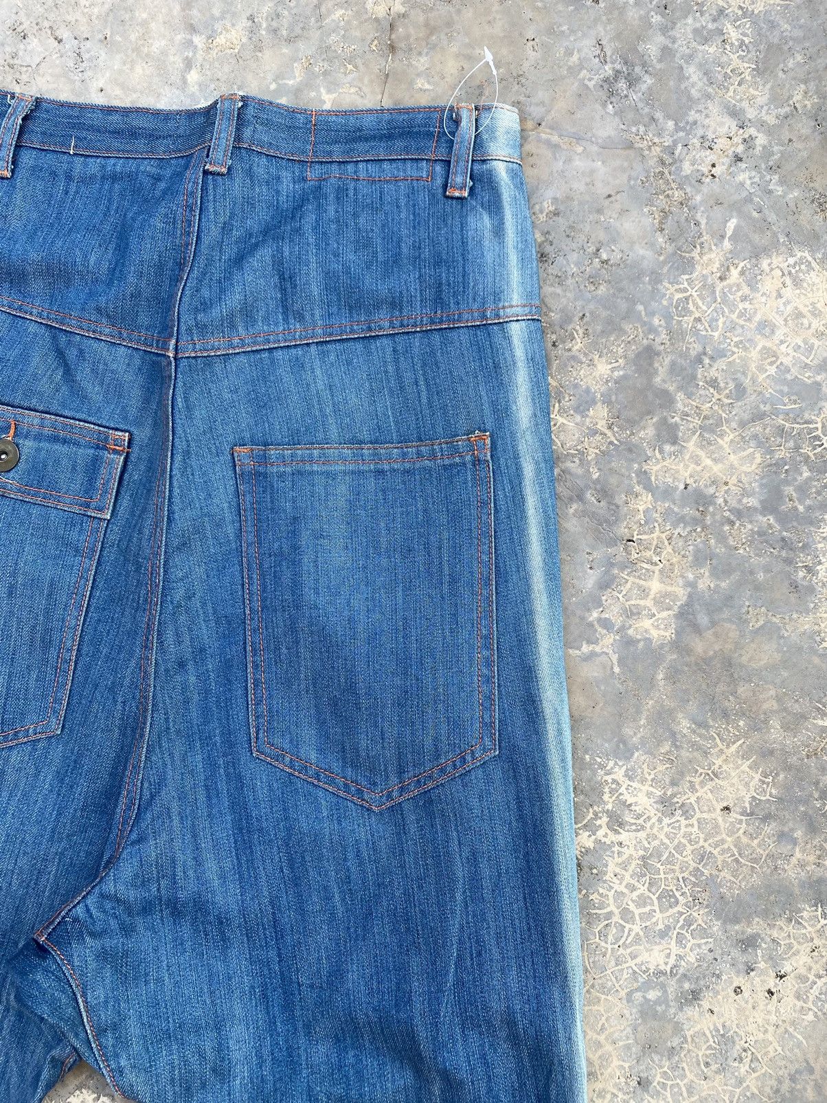 Japanese Brand GGD Japan Sun Faded Dropped Crotch Pant Size US 30 / EU 46 - 6 Thumbnail