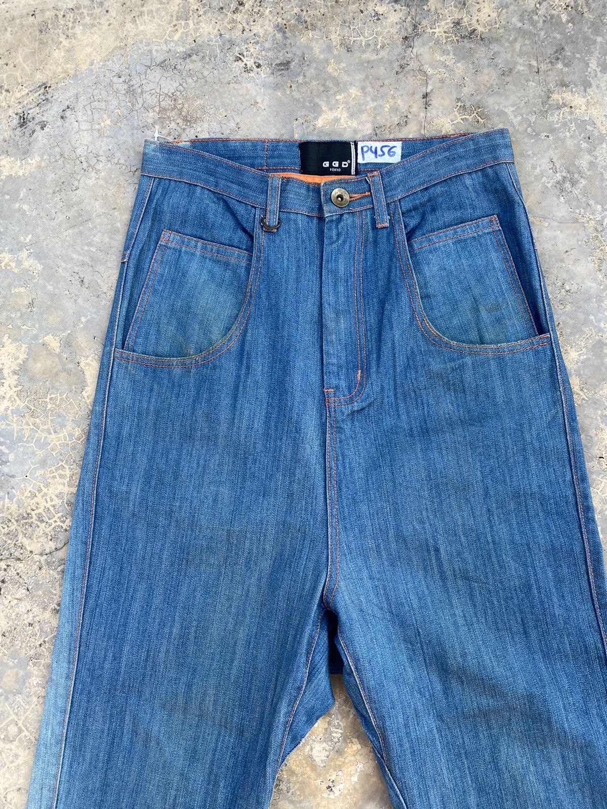 Japanese Brand GGD Japan Sun Faded Dropped Crotch Pant Size US 30 / EU 46 - 3 Thumbnail