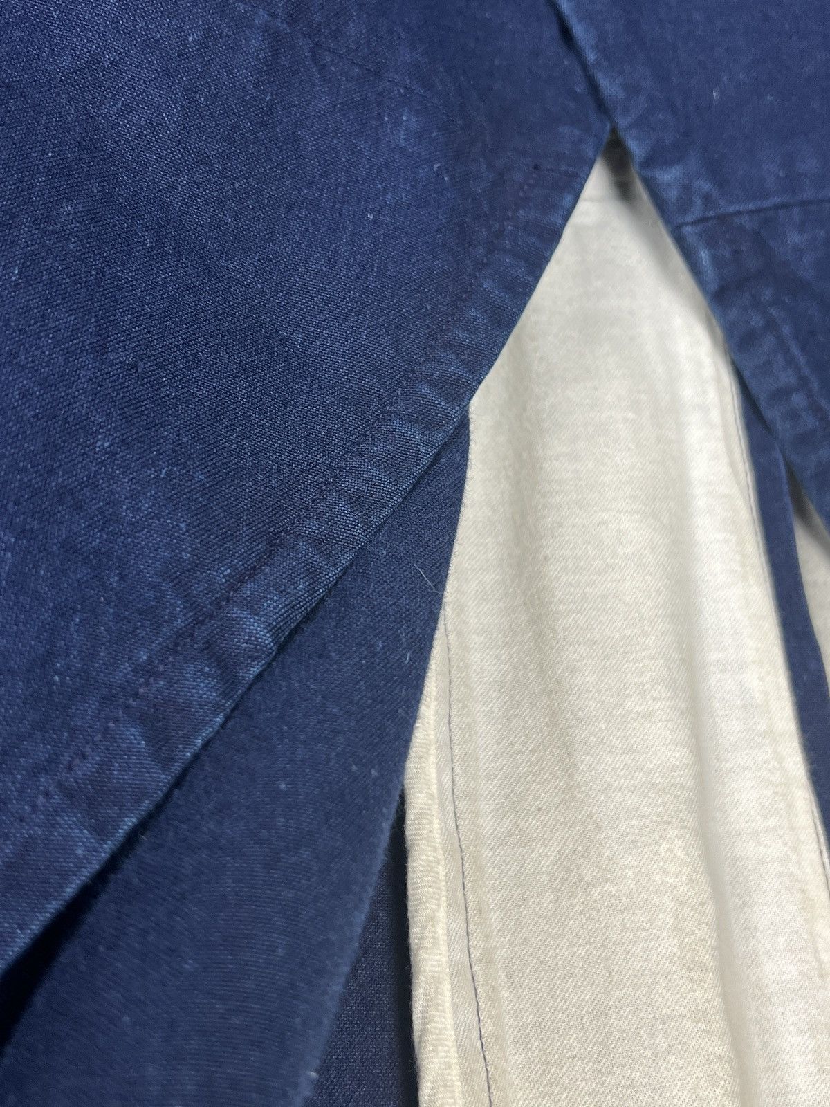 Comme des Garcons Robe De Chambre CDG AW2003 Indigo Tuxedo Fishtail Jacket Size US S / EU 44-46 / 1 - 15 Thumbnail