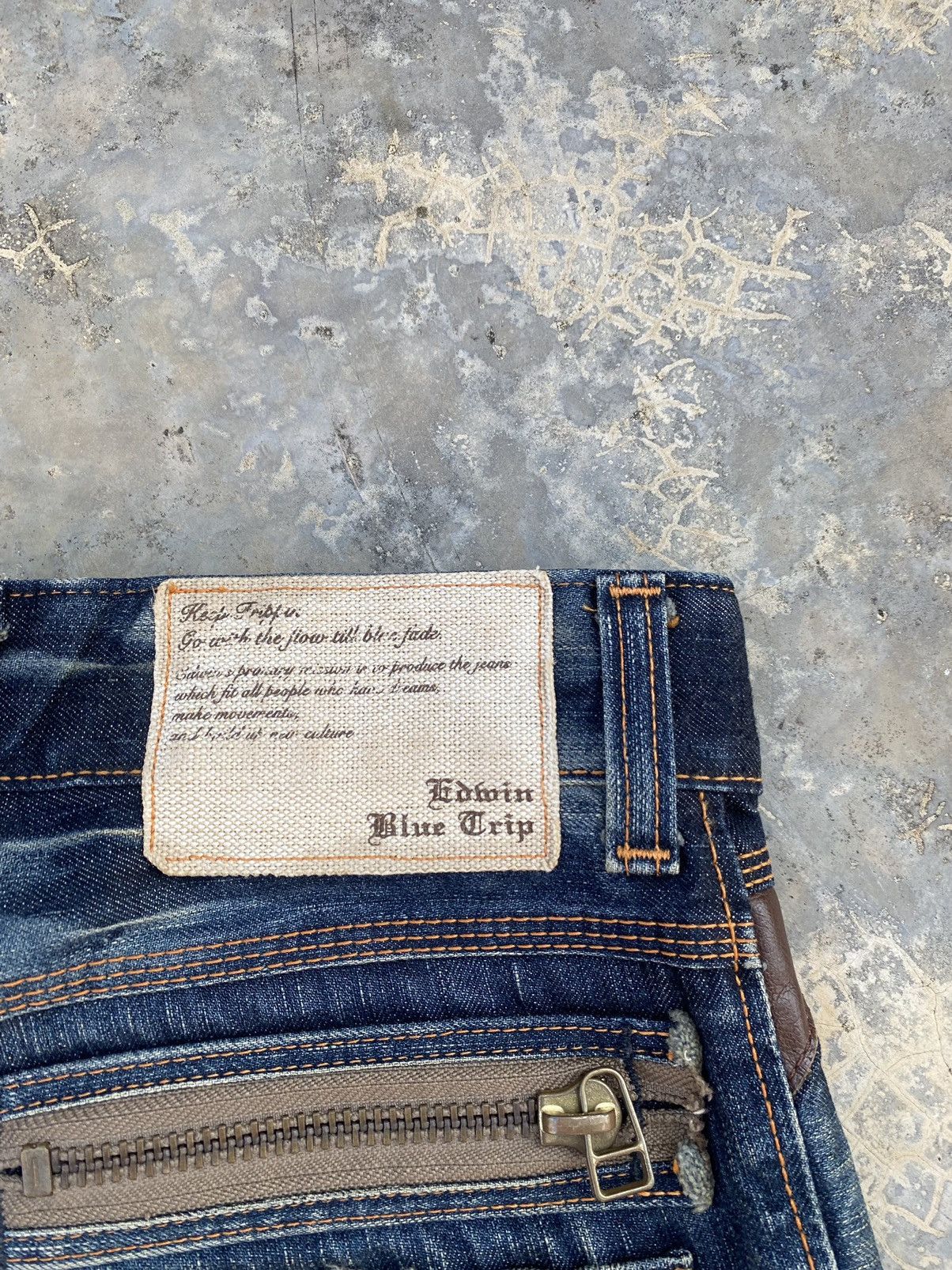 Edwin Vintage Edwin Blue Trip Pre Faded Pant Size US 30 / EU 46 - 6 Thumbnail