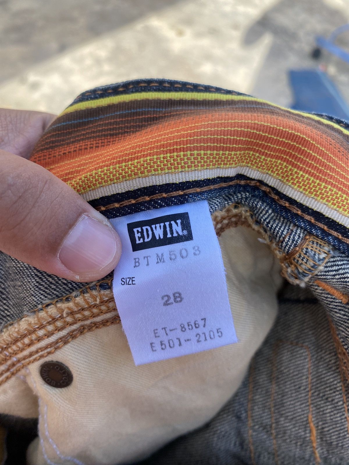 Edwin Vintage Edwin Blue Trip Pre Faded Pant Size US 30 / EU 46 - 7 Thumbnail