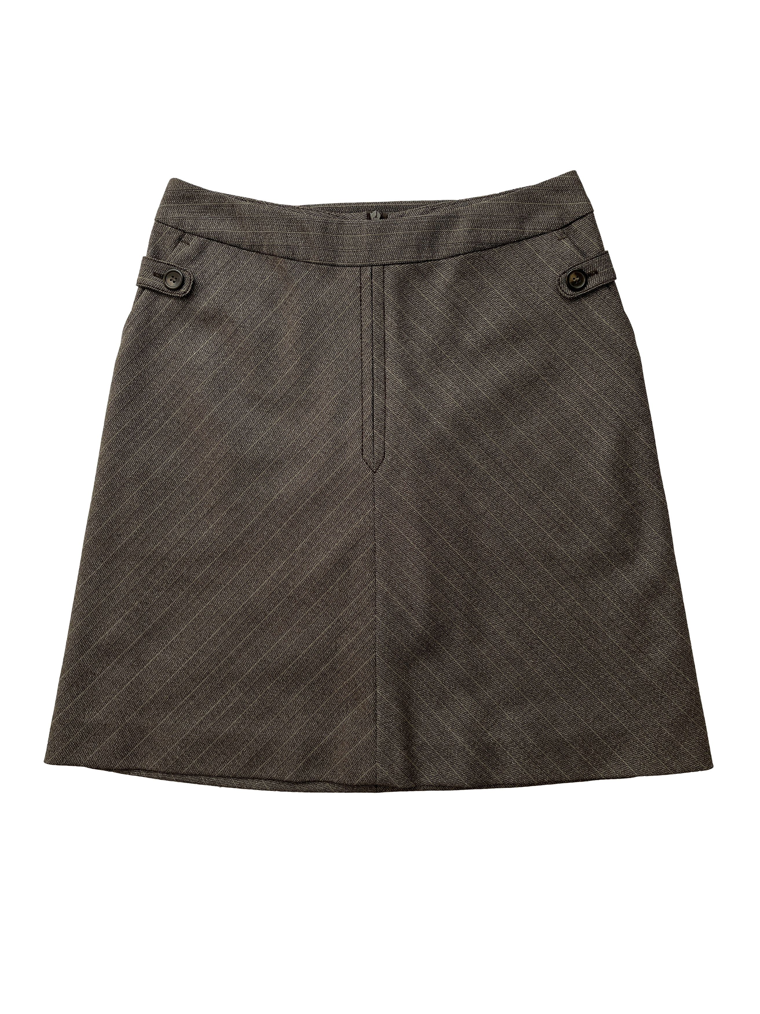 Veronique Branquinho ⚡️QUICK SALE⚡️Veronique Branquinho Brown A-Line Skirt Size 27" / US 4 / IT 40 - 1 Thumbnail