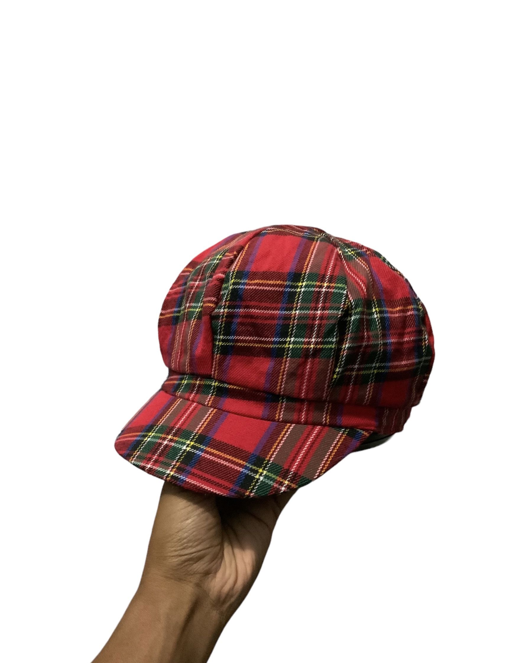 image of Archival Clothing x Seditionaries Vintage Avant Garde Multicolor Newsboy Hat Cap, Men's