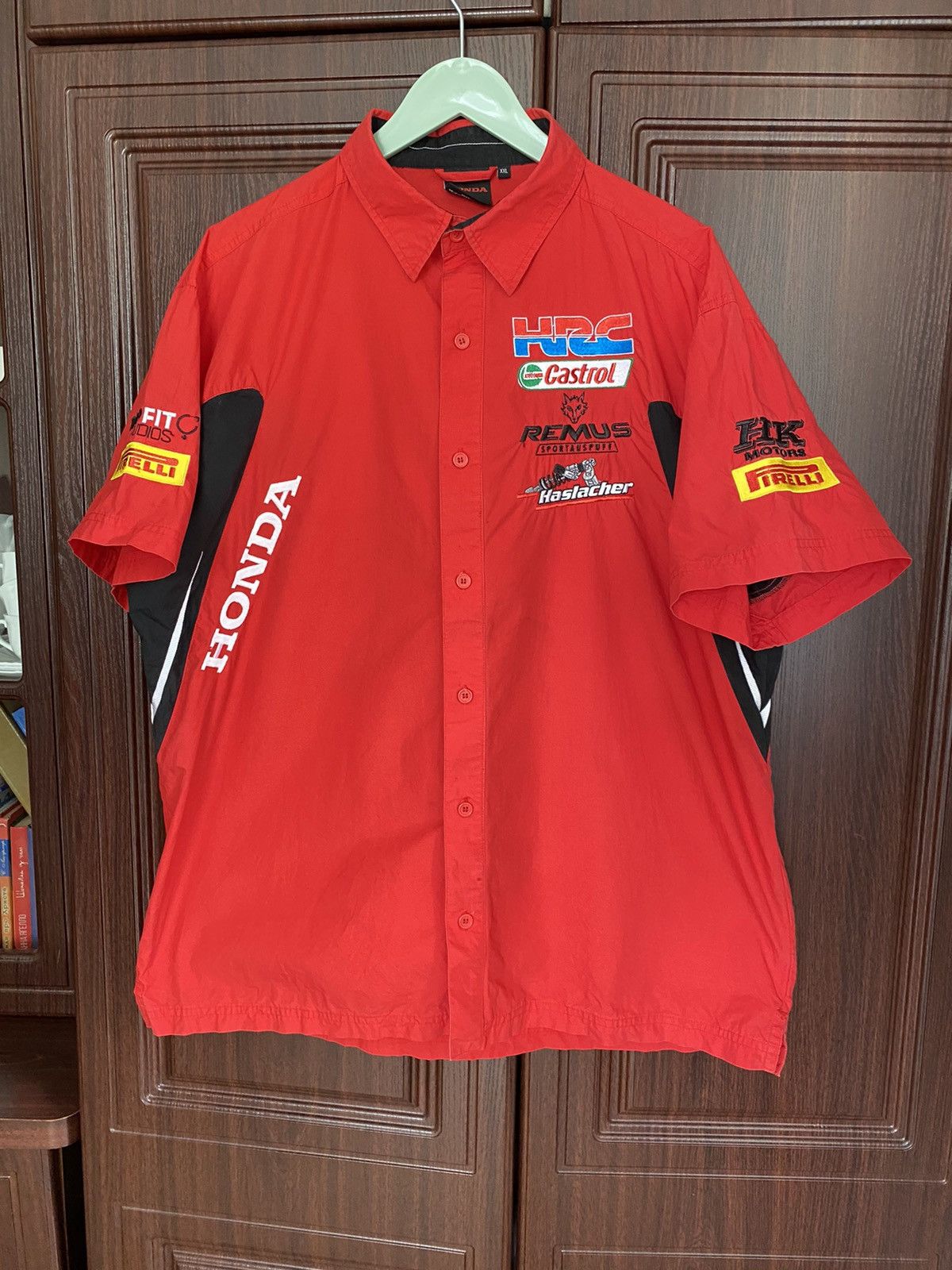 Honda Vintage Honda Castrol Button Up Shirt like Subaru Yamaha BMW Size US XXL / EU 58 / 5 - 1 Thumbnail