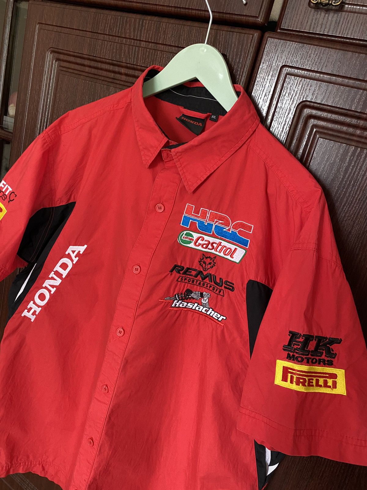 Honda Vintage Honda Castrol Button Up Shirt like Subaru Yamaha BMW Size US XXL / EU 58 / 5 - 2 Thumbnail