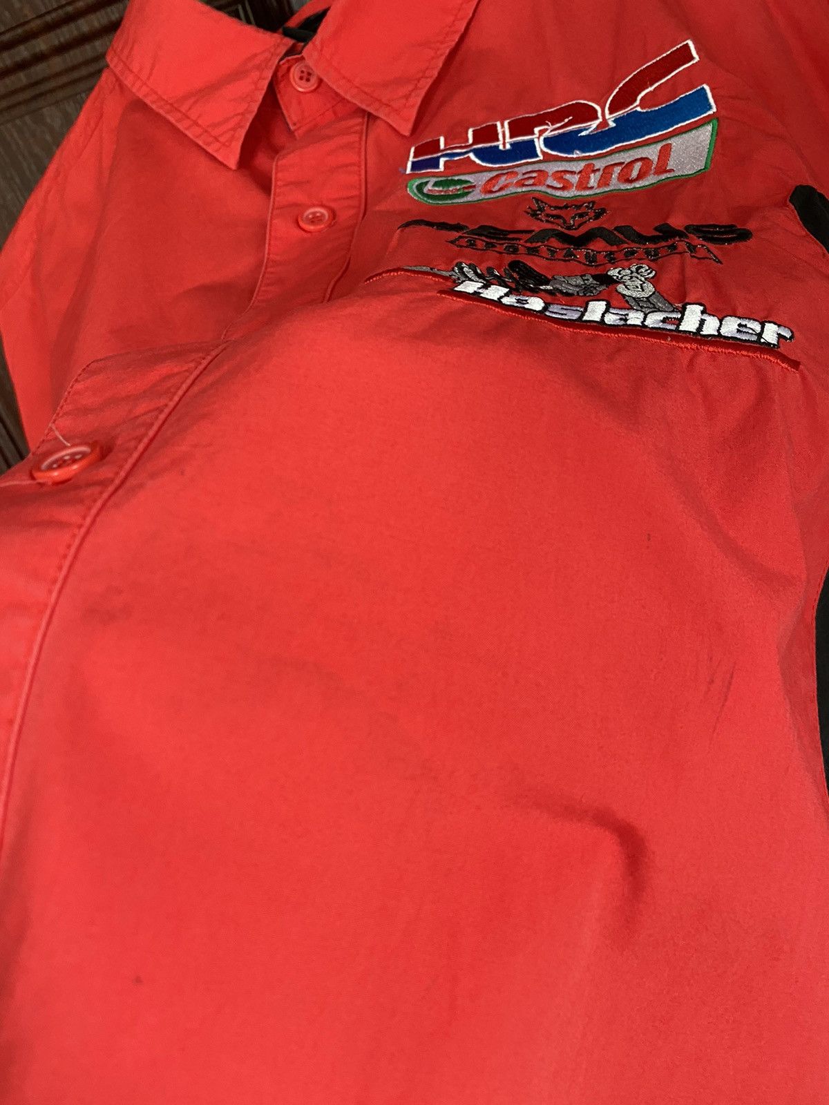 Honda Vintage Honda Castrol Button Up Shirt like Subaru Yamaha BMW Size US XXL / EU 58 / 5 - 8 Thumbnail