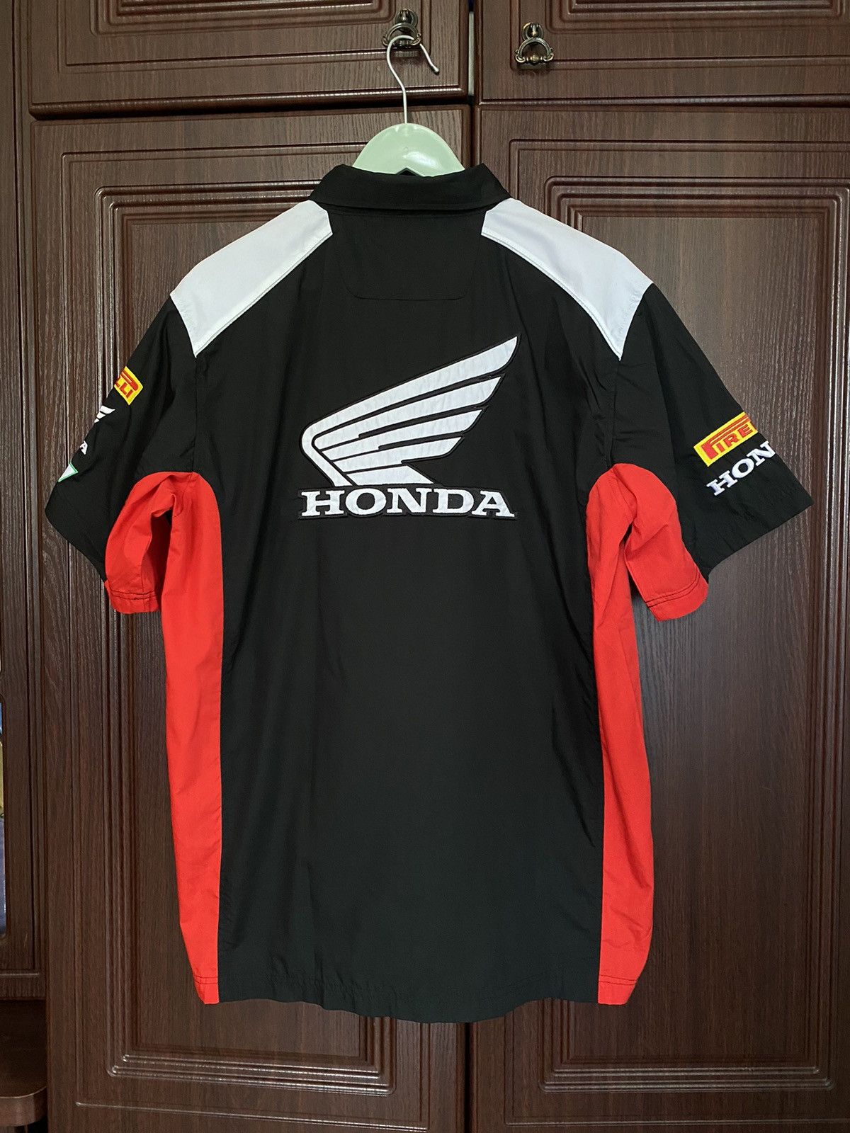 Honda Vintage Honda Castrol Button Up Shirt like Subaru Yamaha BMW Size US L / EU 52-54 / 3 - 8 Thumbnail