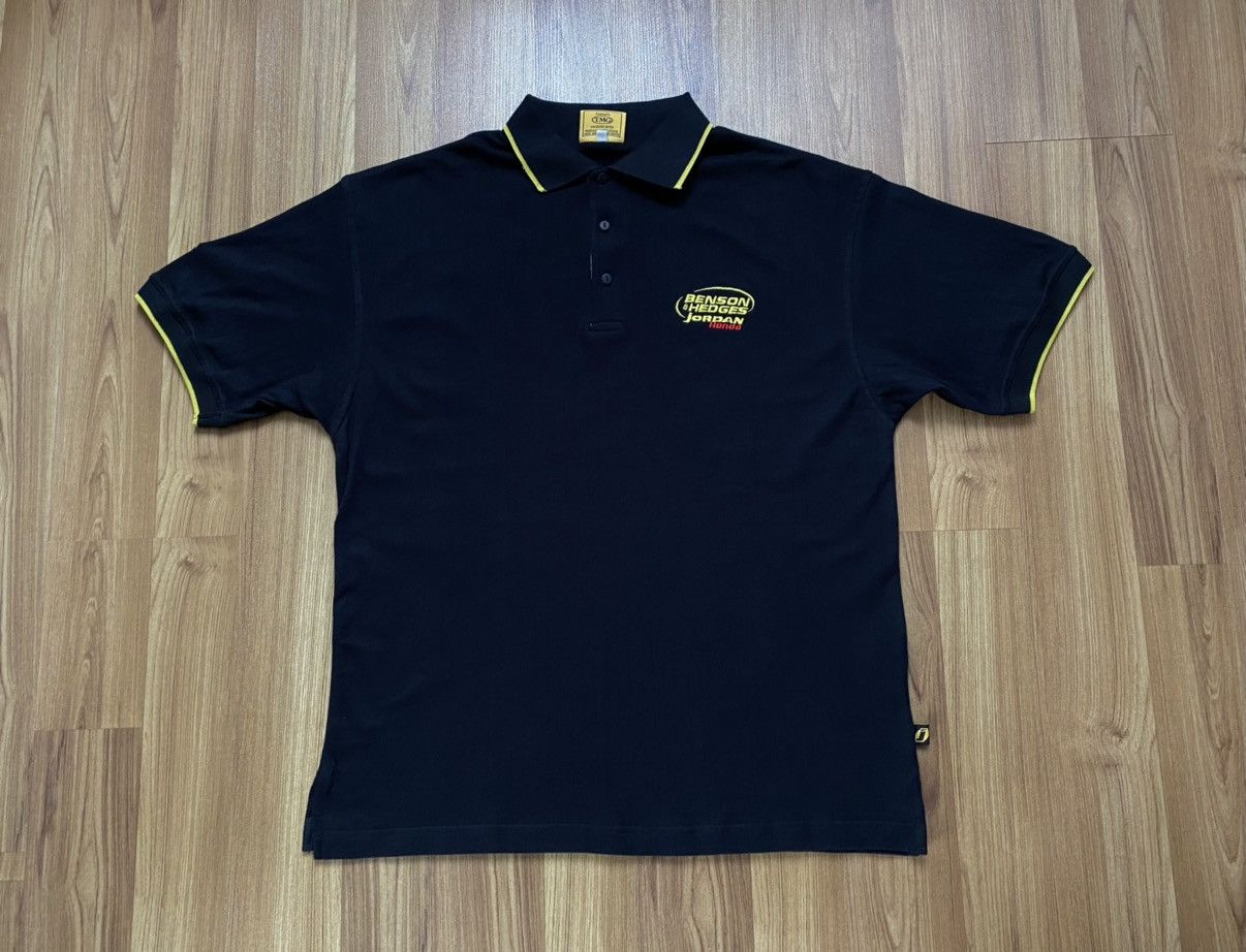 Honda Vintage Benson & Hedge Jordan Honda F1 Polo T Shirt Ferrari Size US L / EU 52-54 / 3 - 1 Thumbnail