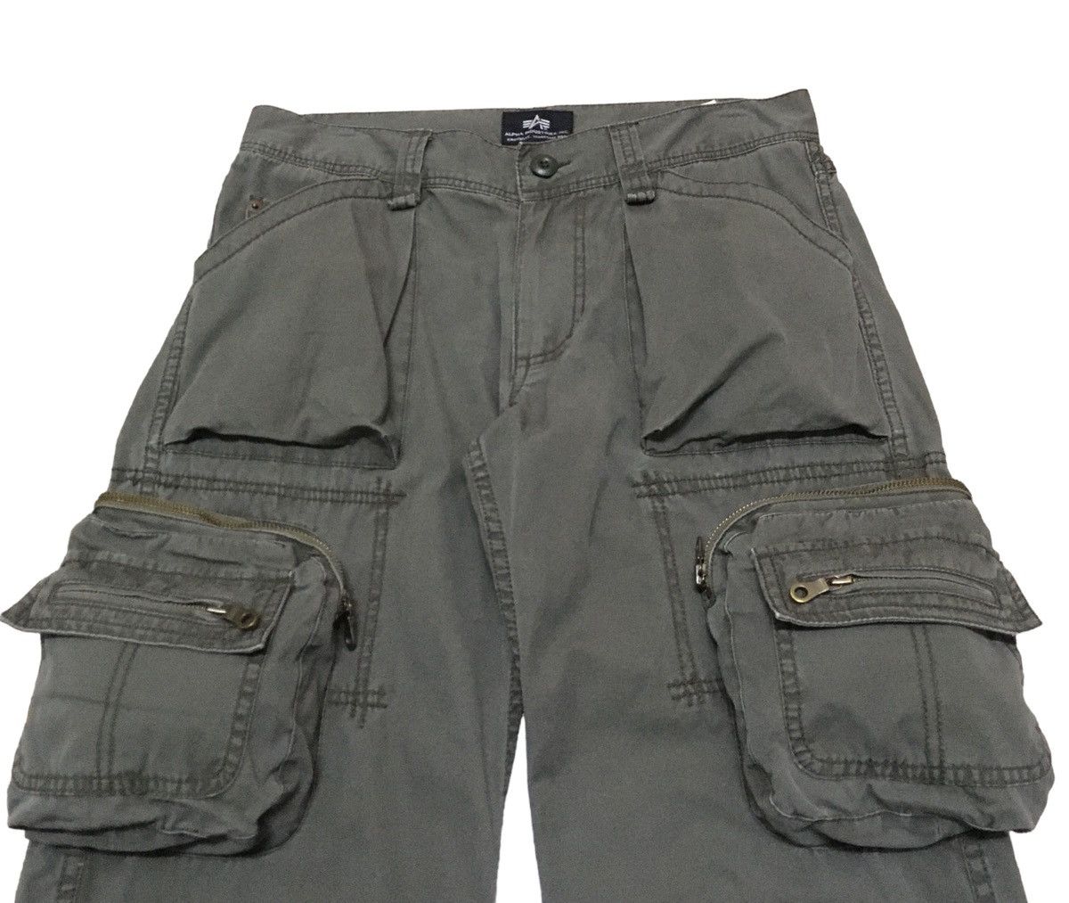 Alpha Industries × Vintage Rare Design Vintage Brand Alpha Industries Cargo Pants 1990s Size US 30 / EU 46 - 3 Thumbnail