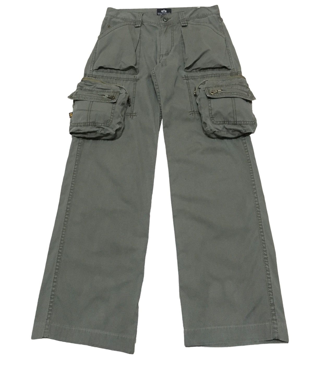 Alpha Industries × Vintage Rare Design Vintage Brand Alpha Industries Cargo Pants 1990s Size US 30 / EU 46 - 1 Thumbnail