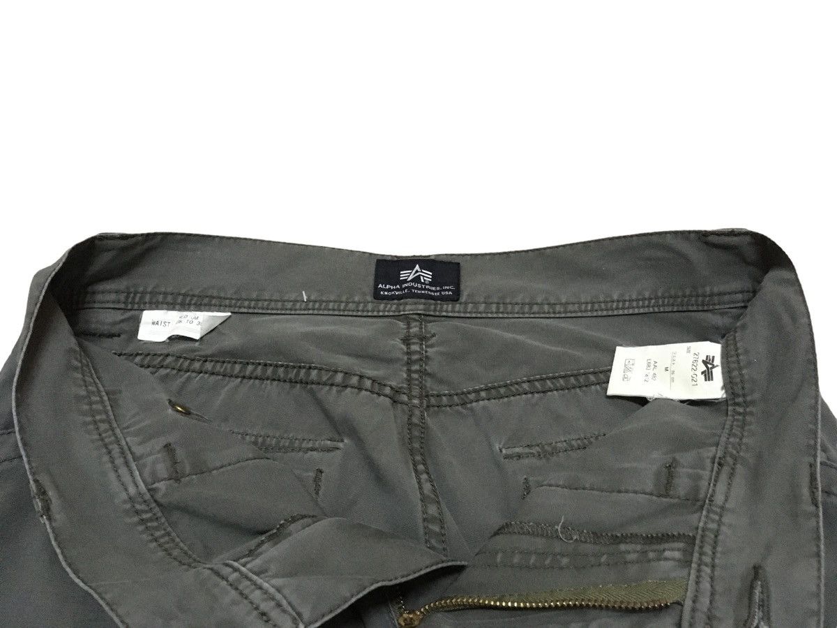 Alpha Industries × Vintage Rare Design Vintage Brand Alpha Industries Cargo Pants 1990s Size US 30 / EU 46 - 6 Thumbnail