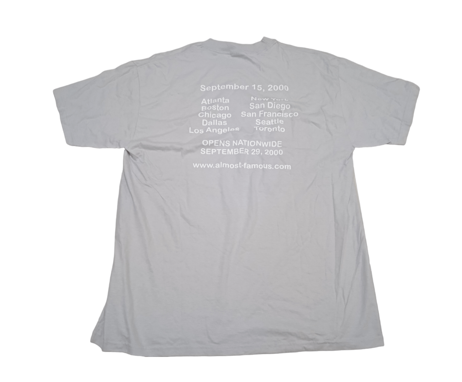Vintage Vintage 00s Almost Famous Promo T-Shirt Film Size US XL / EU 56 / 4 - 2 Thumbnail