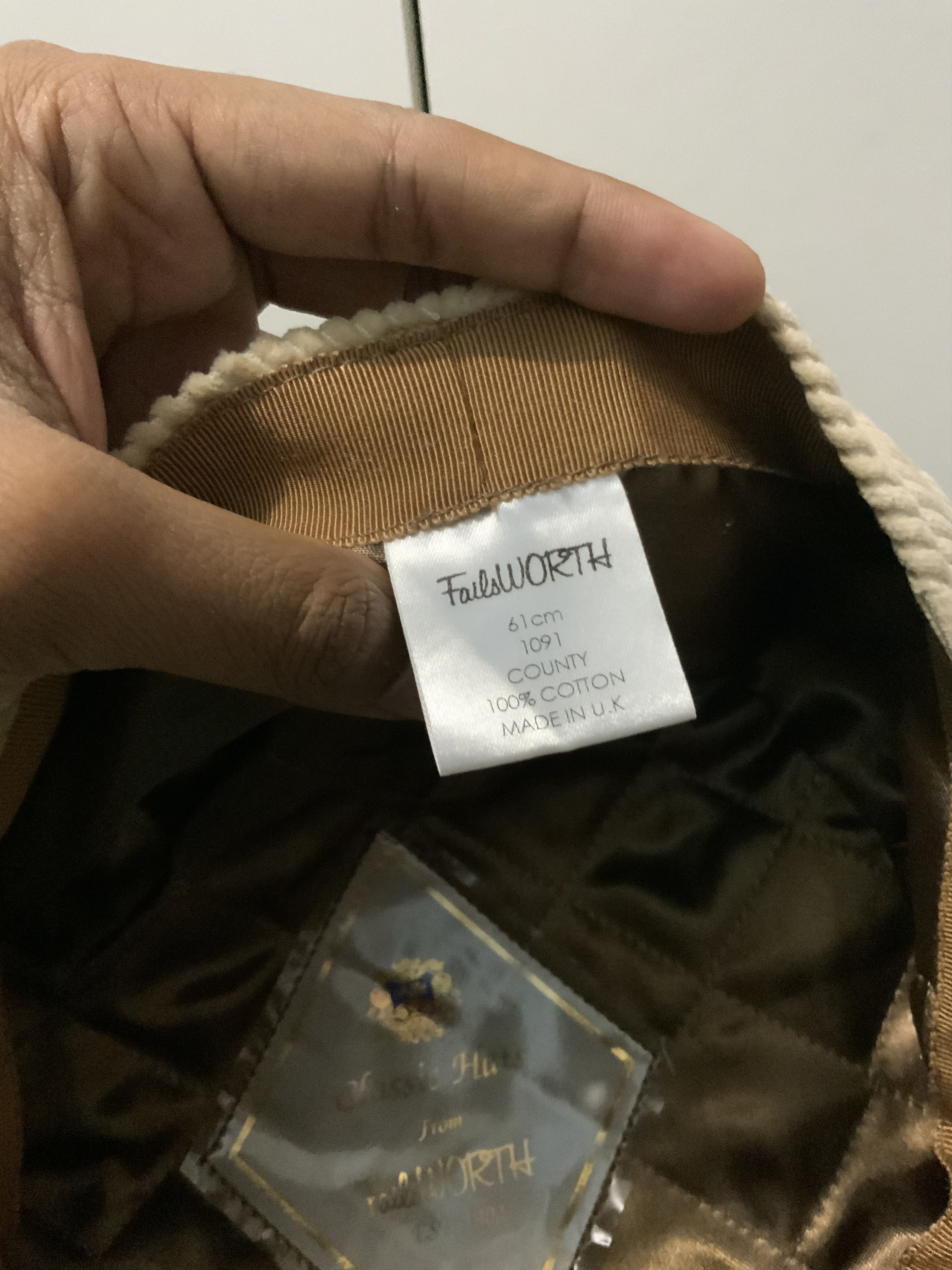 Vintage Vintage Failsworth UK Corduroy Classic Beretta Hat Size ONE SIZE - 11 Thumbnail