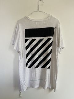 Off White C/O Virgil Abloh SS15 Caravaggio T Shirt in White Cotton  ref.614545 - Joli Closet