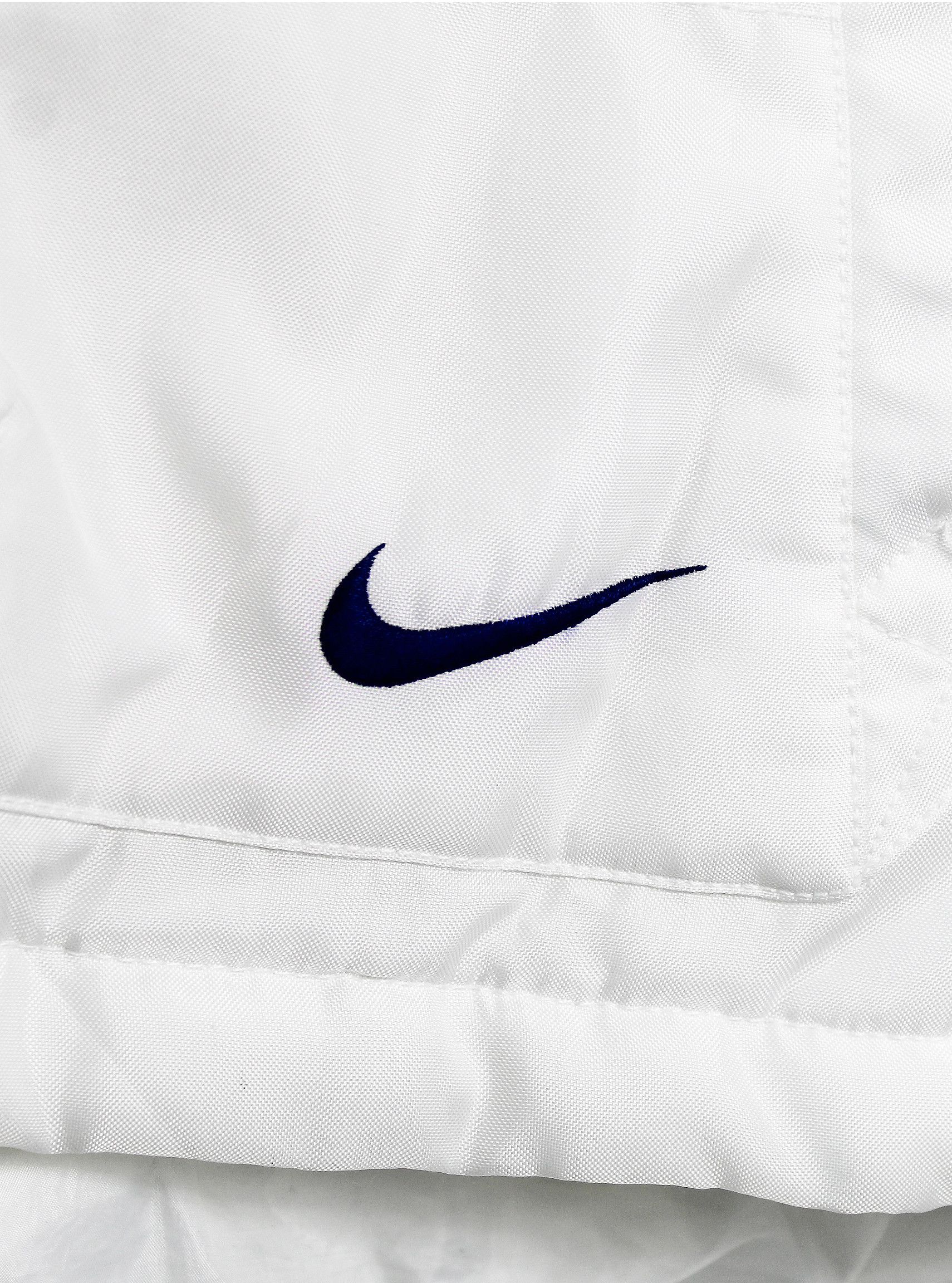 Nike 90s vintage NIKE big Swoosh hooded jacket insulated coat OG Size US L / EU 52-54 / 3 - 10 Thumbnail