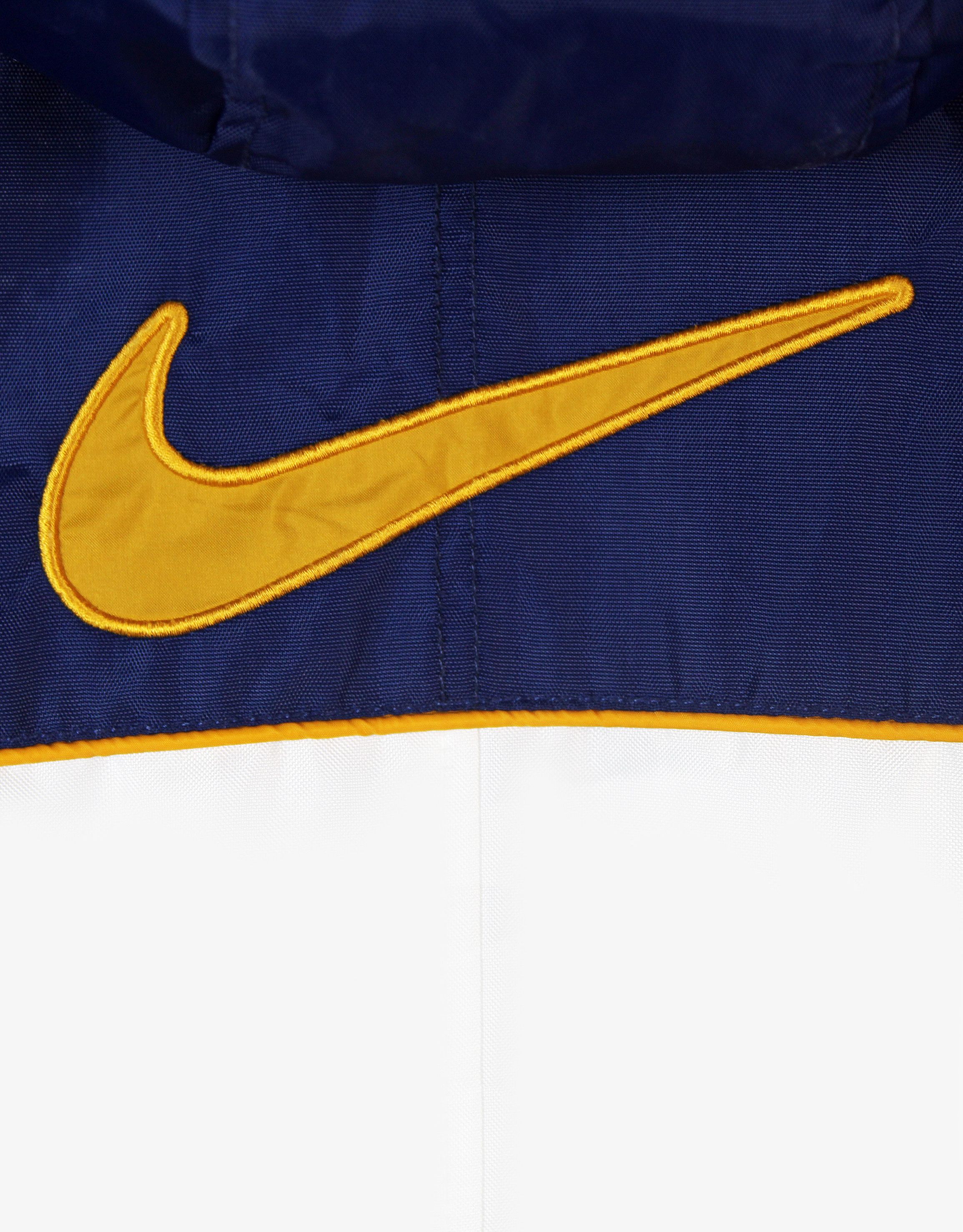 Nike 90s vintage NIKE big Swoosh hooded jacket insulated coat OG Size US L / EU 52-54 / 3 - 2 Thumbnail