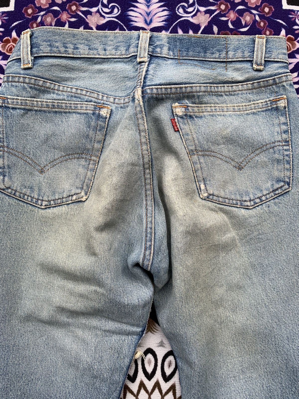 Levi's Vintage Levis 501 Faded Wash Distresed Denim Size US 30 / EU 46 - 6 Thumbnail