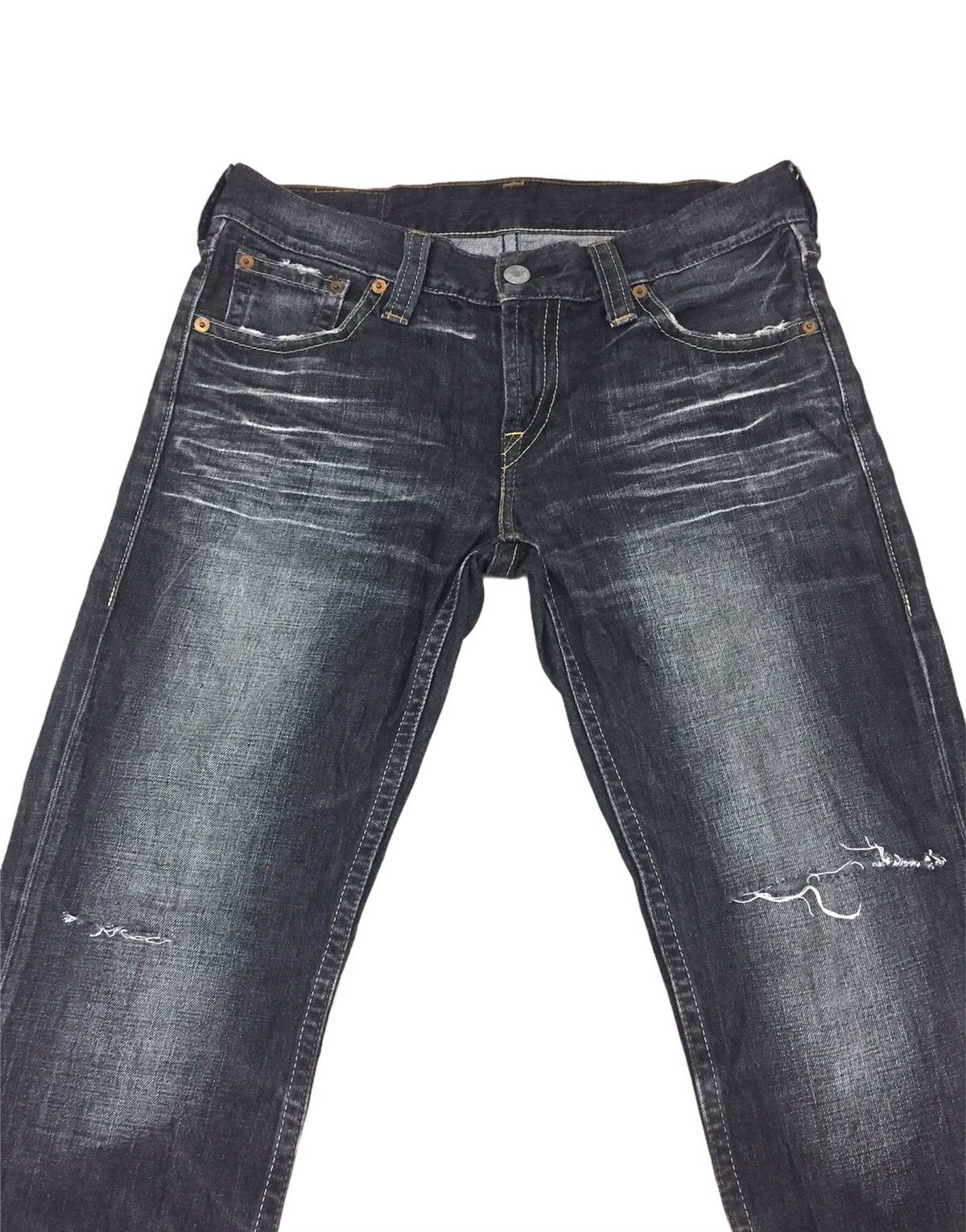 Levi's Levis 502 Distressed Denim Size US 36 / EU 52 - 3 Thumbnail