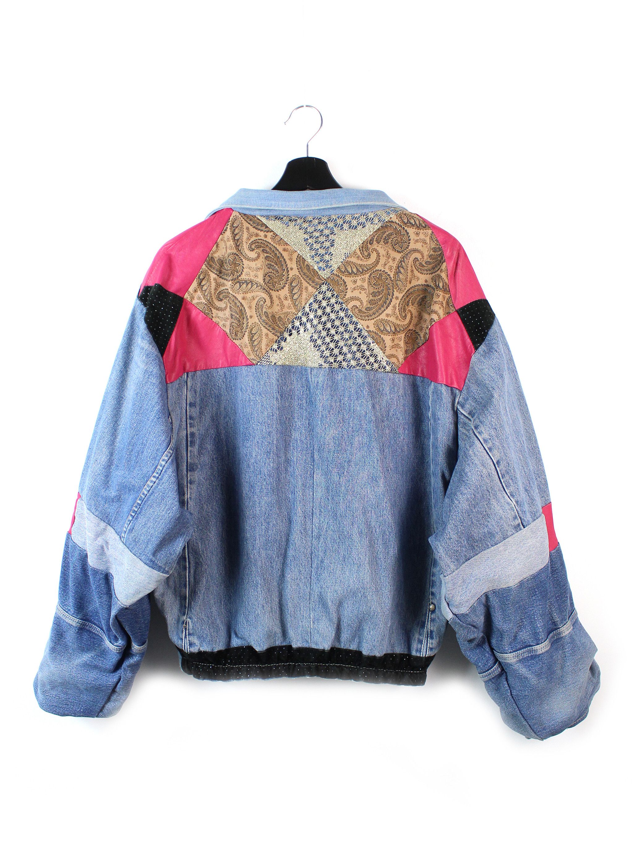Vintage vintage Statement iconic custom made patchwork jacket XS S Size US XS / EU 42 / 0 - 10 Thumbnail