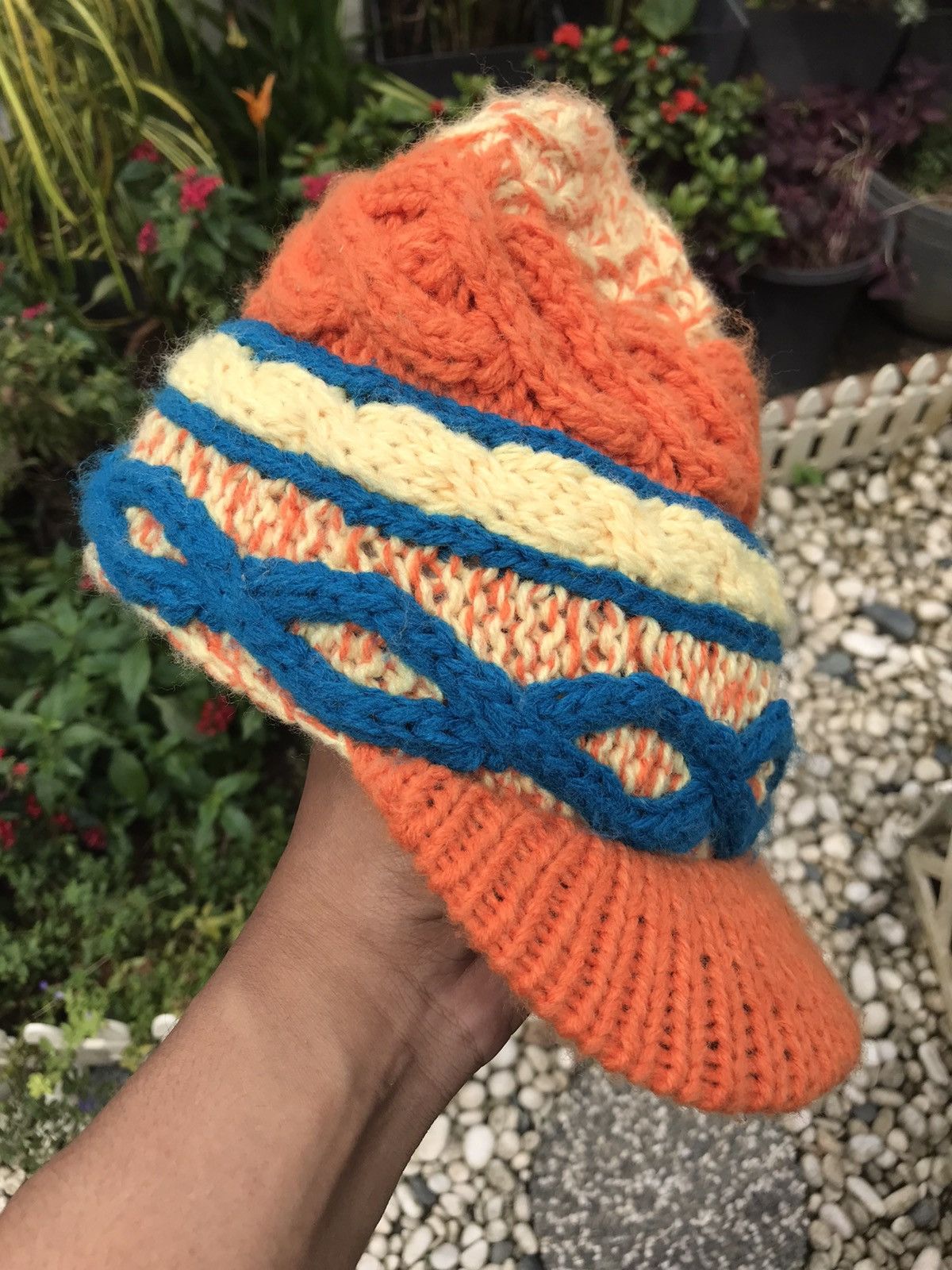 Japanese Brand AUTHENTIC HANDMADE SLADE KNITWEAR BEANIE HAT CAP Size ONE SIZE - 3 Thumbnail