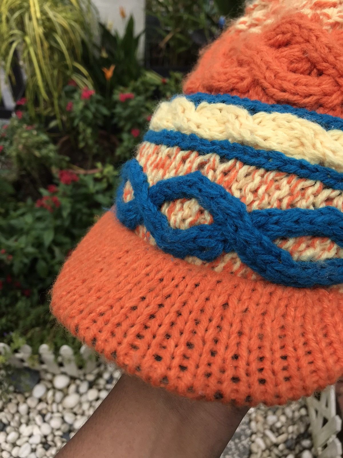 Japanese Brand AUTHENTIC HANDMADE SLADE KNITWEAR BEANIE HAT CAP Size ONE SIZE - 2 Thumbnail