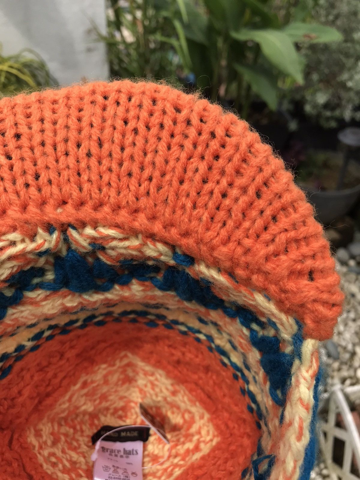 Japanese Brand AUTHENTIC HANDMADE SLADE KNITWEAR BEANIE HAT CAP Size ONE SIZE - 6 Thumbnail