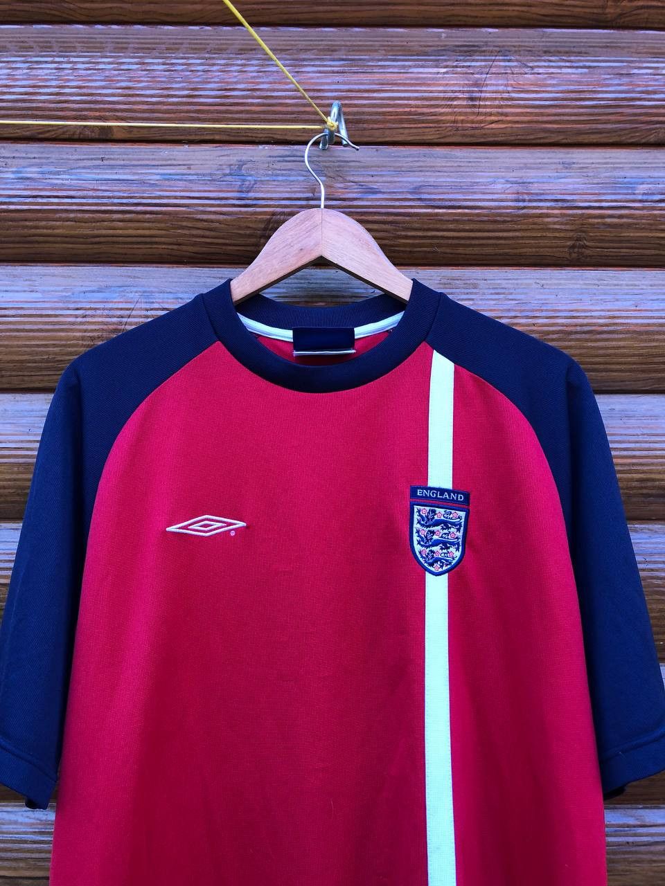 Umbro UMBRO ENGLAND JERSEY vintage Size US XL / EU 56 / 4 - 2 Thumbnail