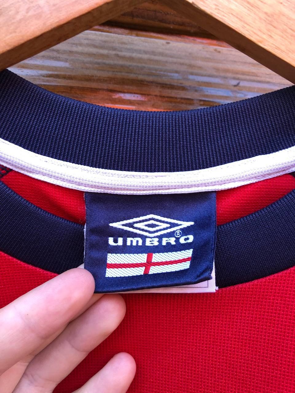 Umbro UMBRO ENGLAND JERSEY vintage Size US XL / EU 56 / 4 - 7 Thumbnail