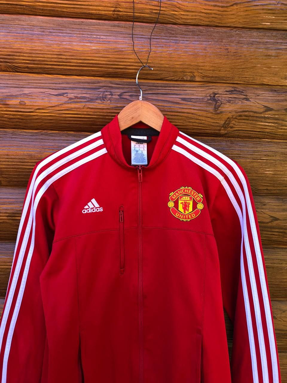 Adidas Adidas Manchester United Soccer Training Track Jacket Size US S / EU 44-46 / 1 - 2 Thumbnail
