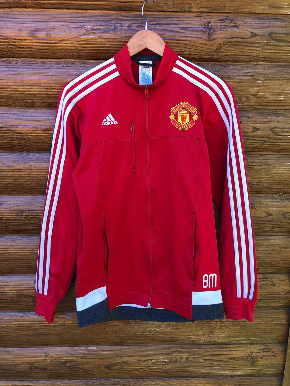 Adidas Adidas Manchester United Soccer Training Track Jacket Size US S / EU 44-46 / 1 - 1 Thumbnail