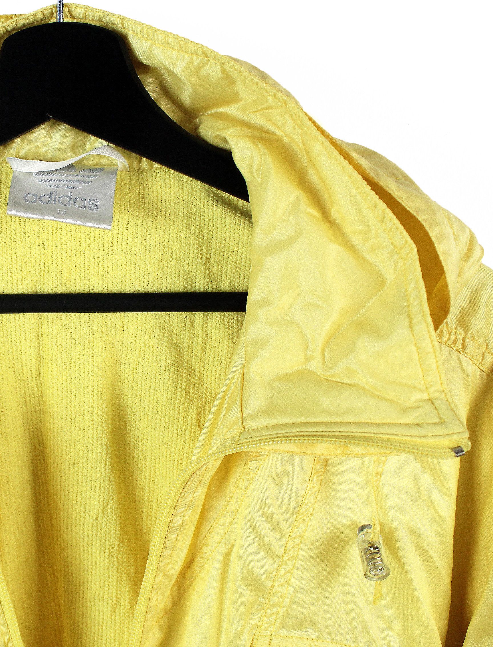 Adidas 90s vintage adidas Originals jacket parka shiny with hoodie Size M / US 6-8 / IT 42-44 - 4 Thumbnail